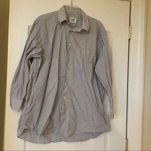 Gianfranco Ferre Studio Button Down Men’s Shirt - Size 17 - Italian Menswear